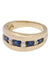 Bague 51 Bague moderne saphirs et diamants 58 Facettes 086051