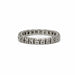 Bague 55 Alliance or blanc diamants 58 Facettes 160142R