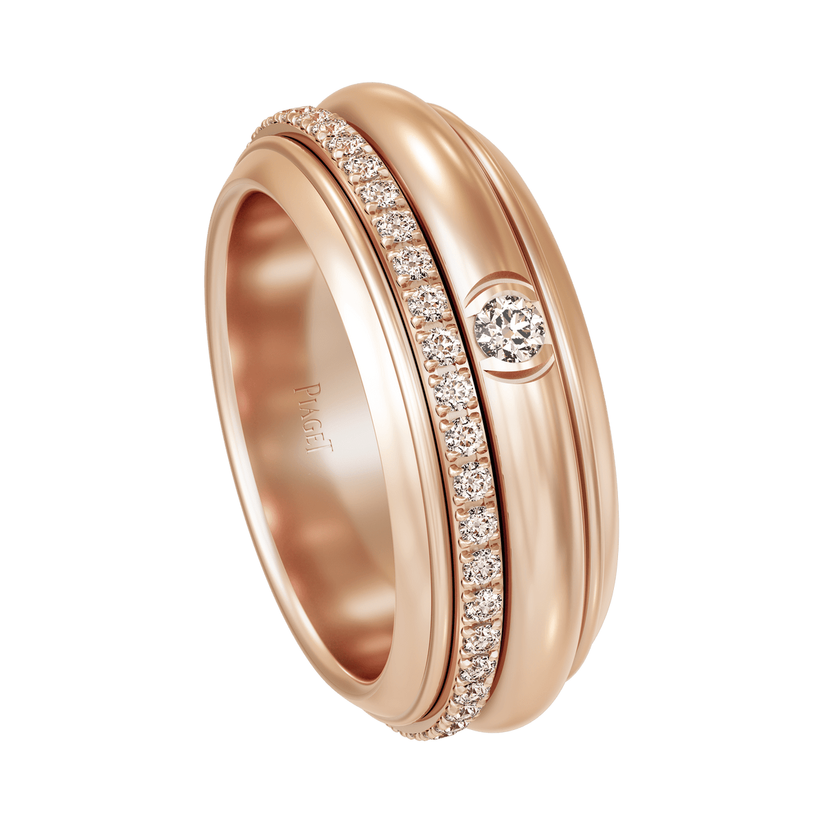 PIAGET Bague POSSESSION en or rose diamants 9076370178377 58 Facettes