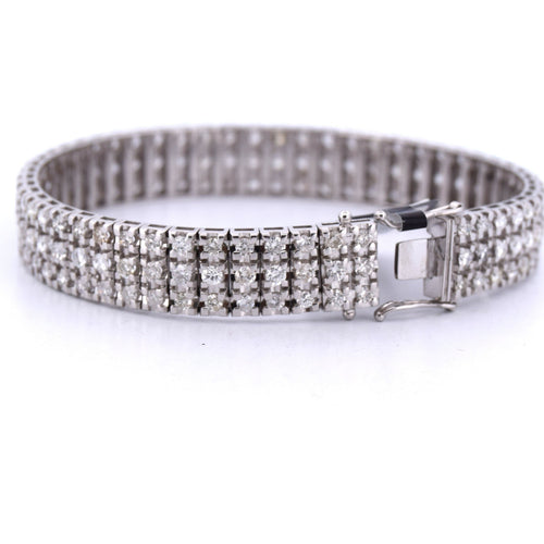 Bracelet BRACELET EN OR BLANC 18KT - 30 g 58 Facettes