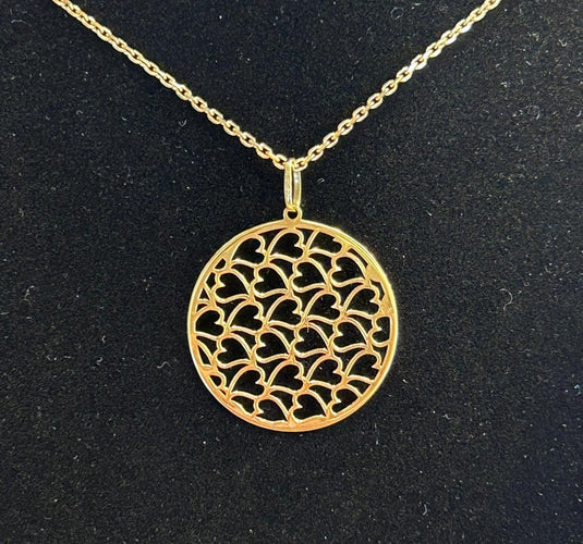 Pendentif Pendentif or jaune 58 Facettes LP248