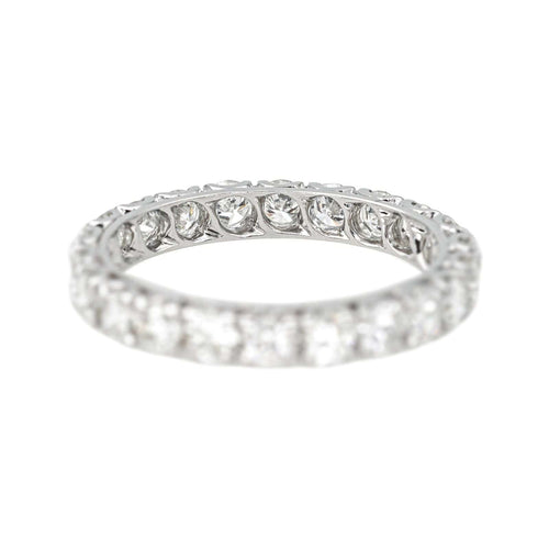Bague 52 Bague Alliance américaine Or blanc Diamant 58 Facettes 4655213RV