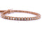 Bracelet BRACELET UNISEXE « TENNIS » - OR ROSE 18 KT - DIAMANTS 58 Facettes