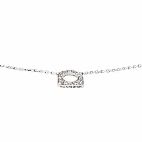 Collier Fred Collier  Success Or blanc Diamant 58 Facettes 4600459RV