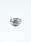 Bague 54 Bague étoile en or blanc 18 carats et diamants taille brillant 58 Facettes