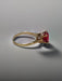 Bague 57.5 Solitaire or jaune Rubis 58 Facettes LP493