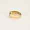 Bague 52 Bague jonc en or jaune et saphir 58 Facettes CHA5727X2