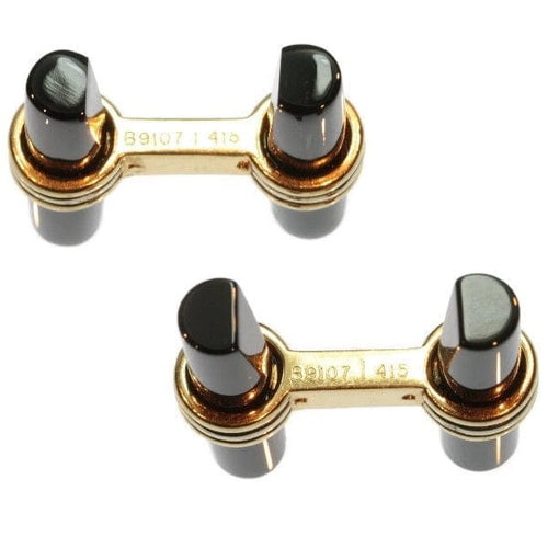 Boutons de manchette Boutons de manchette en or Onyx Van Cleef & Arpels 58 Facettes 16014-0109