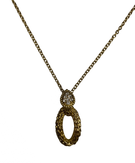 Collier PENDENTIF SUR CHAINE BOUCHERON SERPENT DE BOHEME 58 Facettes