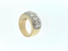 Bague 63.5 Bague en or jaune et blanc certifiée HRD avec diamants de 3,25 carats 58 Facettes