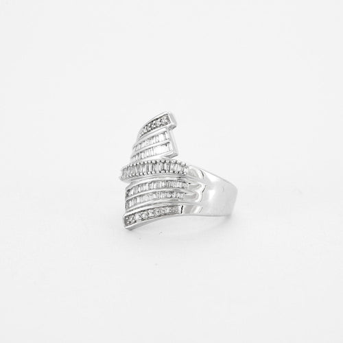 Bague 52 Bague Or Blanc Diamants 58 Facettes