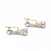 Earrings Vintage Platinum and Diamond Earrings 58 Facettes D361039JC