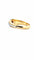 Bague 63 Bague jonc bicolore en or 18 carats et diamant 58 Facettes