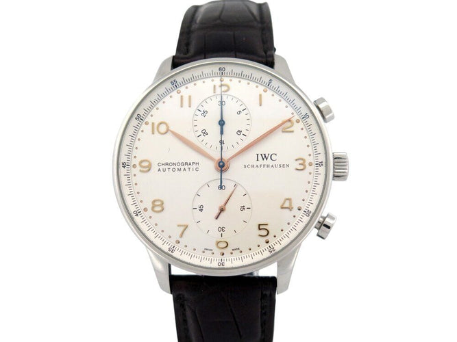 Montre montre IWC portugieser chrono acier 41 mm chronographe automatique 58 Facettes 268879