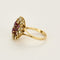 Bague 57 Bague en or jaune, rubis et diamants 58 Facettes B250549