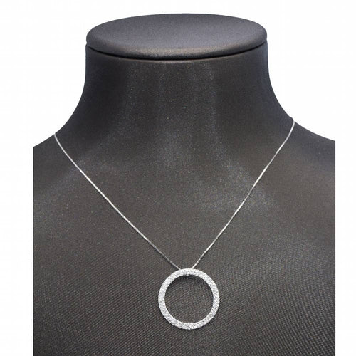 Collier Collier Cercle De Vie en Or et Diamants 58 Facettes D361163SP
