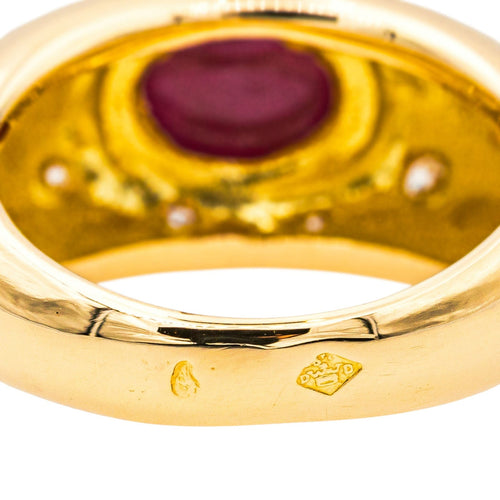 Bague 52 Bague  Or jaune Rubis, Diamant 58 Facettes 3954561RV