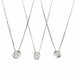 Collier Collier solitaire diamant et or blanc 58 Facettes