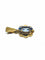 Pendentif Pendentif topaze bleue en or champagne 18 carats 58 Facettes