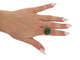 Bague 57 bague TIFFANY & CO cabochon elsa peretti t57 jade vert & or jaune 18k 58 Facettes 268890