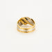 Bague Bague or jaune et blanc diamants 58 Facettes LP983/13