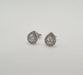 Boucles d'oreilles Boucles d’oreilles or blanc serties de diamants poires 58 Facettes