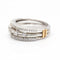 Bague 55.5 DAMIANI - Ring in bicolor gold and diamonds 58 Facettes D360530FJ