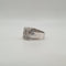 Bague 53 Bague or blanc sertie de diamants baguettes et ronds 58 Facettes