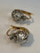 Boucles d'oreilles Boucles d’oreilles en or 18ct dites dormeuses en diamants vers 1900 58 Facettes