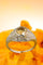 Bague 58 Étincelle d'amour des années 1950 : bague en diamant brun orangé intense 58 Facettes 21028-0224