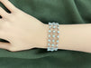 Bracelet Bracelet en or blanc avec diamants 58 Facettes 3047