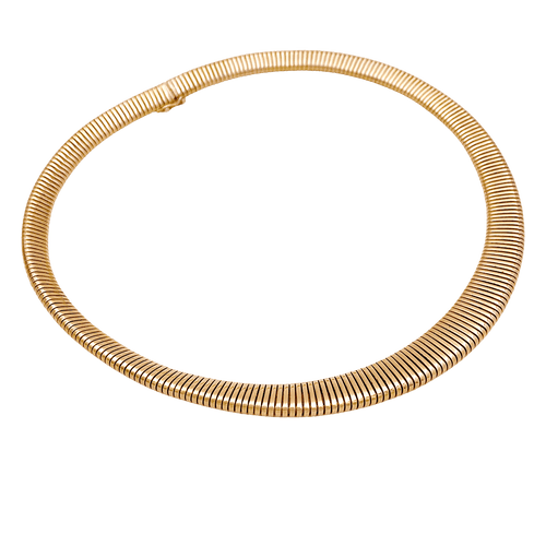 Collier Collier vintage "Tubogas". 58 Facettes 34518