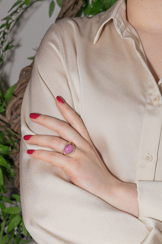 Bague 56 Bague Or jaune Rubis, Diamant 58 Facettes 4002852CN