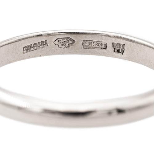 Bague 55 Bulgari Bague Alliance Fedi Platine 58 Facettes 2379377CN