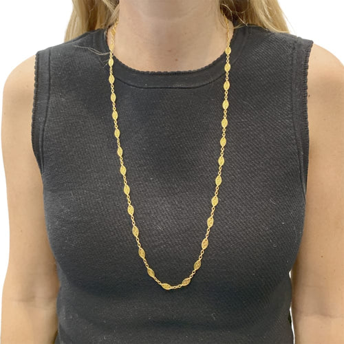 Collier Sautoir vintage filigrane. 58 Facettes 34902