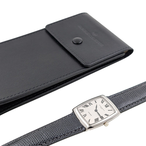 Bague RARE Vacheron Constantin for Chaumet 6990 18k White Gold Circa 1966 Rectangular Cushion 58 Facettes