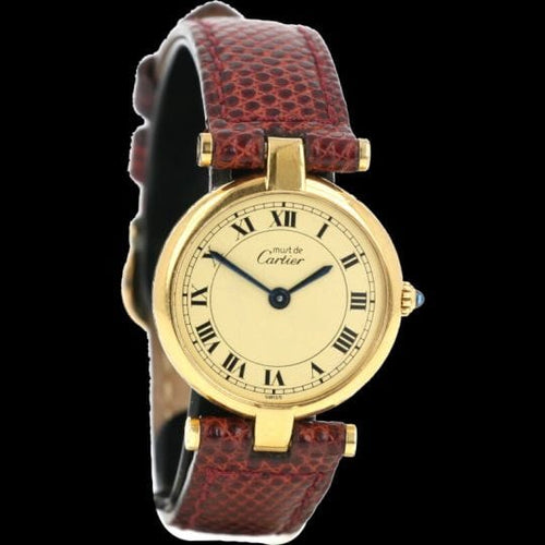 Montre Cartier Montre Must De Cartier Vermeil 58 Facettes MT44968