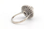 Bague 53 Bague Années 70 en or blanc et diamants 58 Facettes 14050
