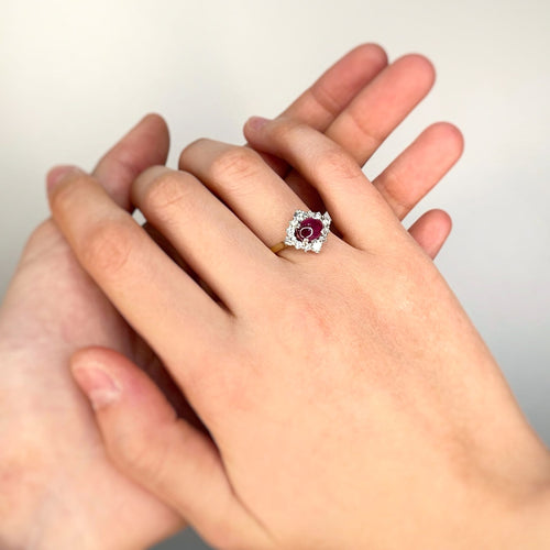Bague 53 Bague - Or, Rubis & Diamants 58 Facettes 250034R-220517R