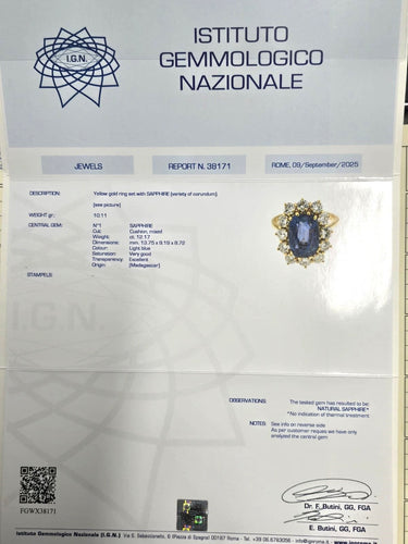 Bague 56 Bague marguerite en or jaune 58 Facettes