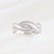 Bague 53 Bague en or blanc 18 carats sertie d'un diamant 58 Facettes 131370E