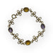 Bracelet Bracelet or jaune citrines et améthystes 58 Facettes 149049759