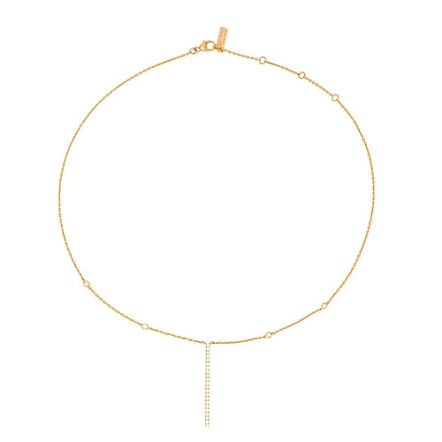 Collier Messika Collier Gatsby Or rose Diamant 58 Facettes 4661187RV