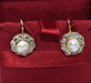 Boucles d'oreilles Boucles d'oreilles en or jaune, diamants et perles de la période victorienne 58 Facettes