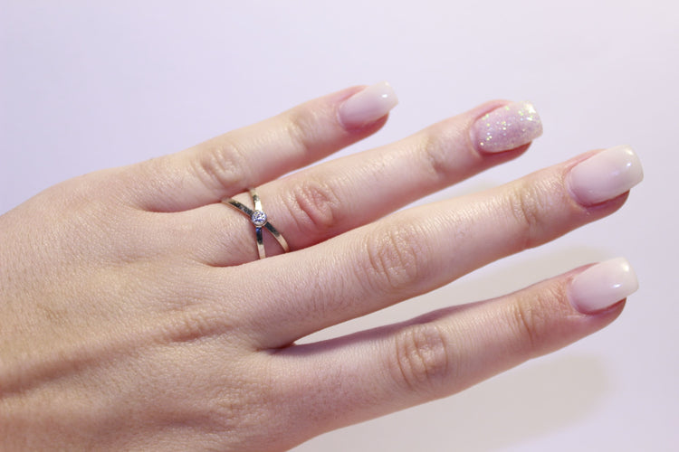 Bague 52 Bague Diamant 0.09ct 58 Facettes