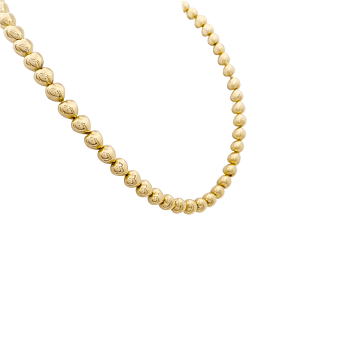 Collier Collier « Cœurs » or jaune. 58 Facettes 34555