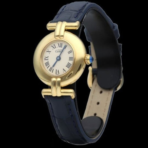 Montre Cartier Montre Colisée Must De Cartier Vermeil 58 Facettes MT44863