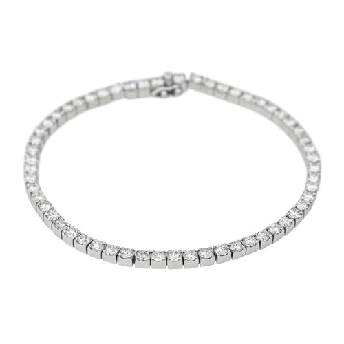 Bracelet Bracelet  Ligne Or blanc Diamant 58 Facettes 4203995RV