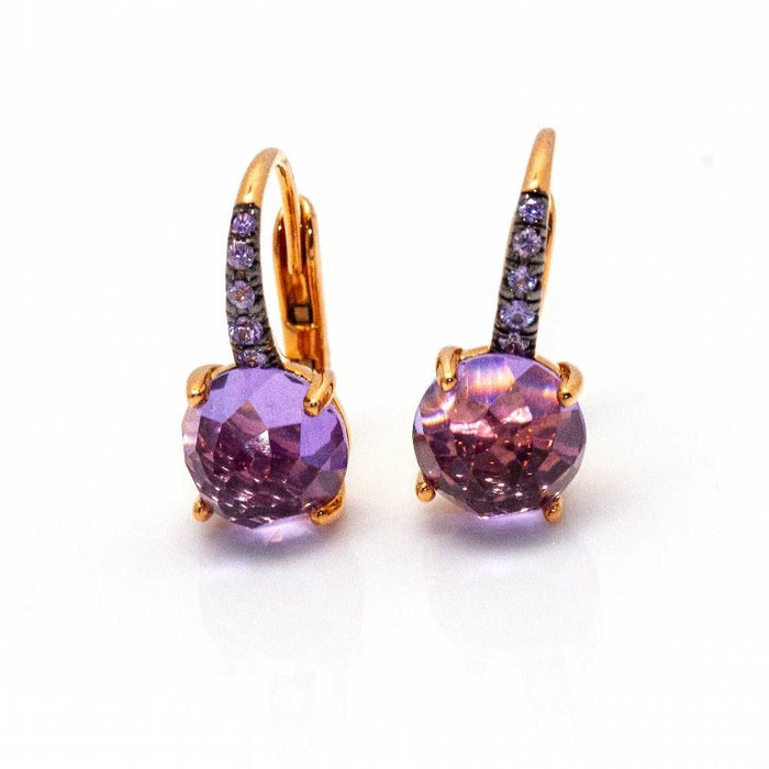 Boucles d'oreilles Boucles d'oreilles MIMI en Or, Saphirs et Améthyste 58 Facettes D361625UZ