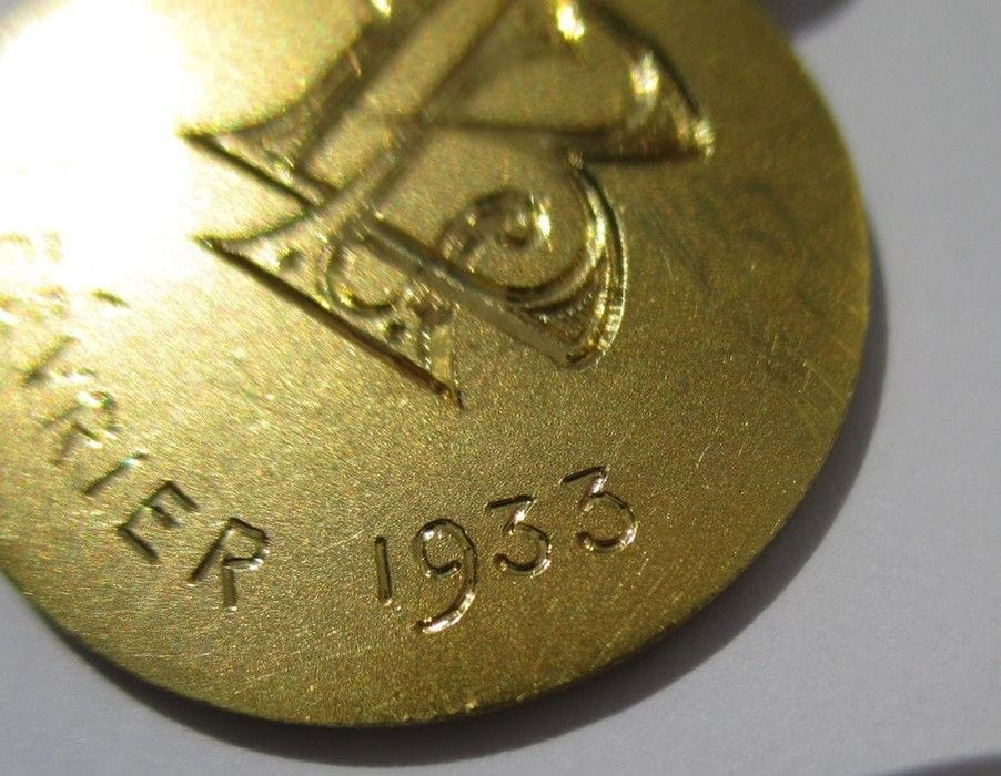 Pendentif Paul BRANDT rare médaille Saint Christophe 1930 58 Facettes